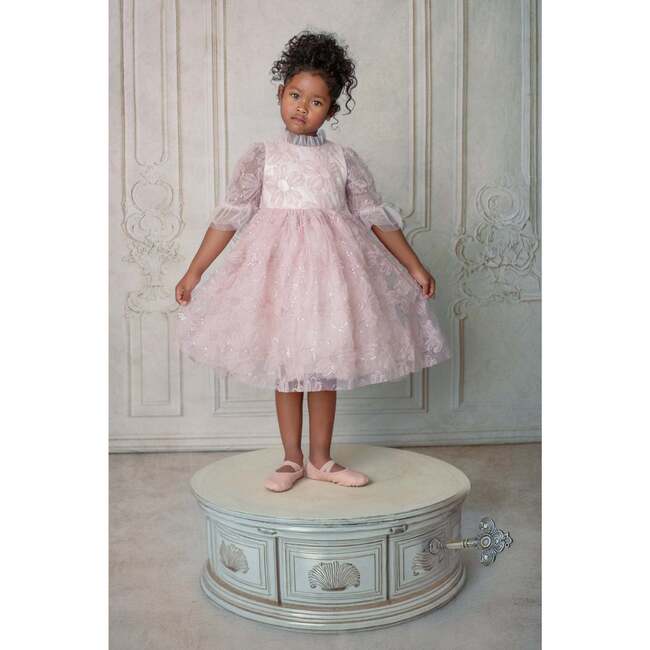 Blush Petal Music Box Dress, Pink