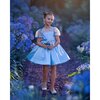 Celestial Butterfly Dress, Blue - Dresses - 4 - thumbnail