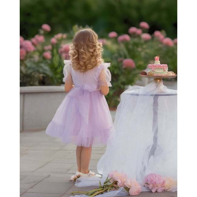 Dreamy Lilac Princess Dress, Lilac - Dresses - 3