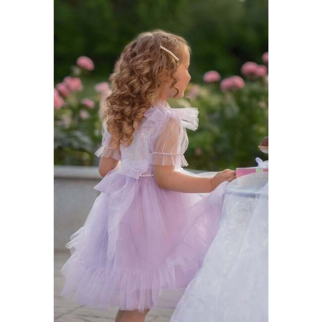 Dreamy Lilac Princess Dress, Lilac - Dresses - 4