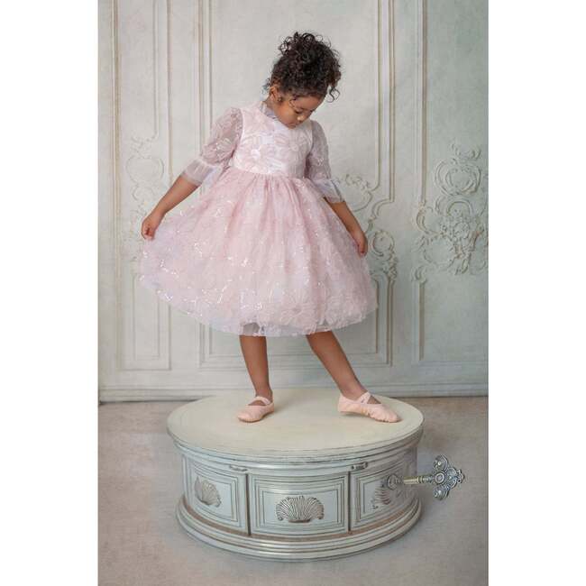 Blush Petal Music Box Dress, Pink - Dresses - 5