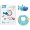 Quut Bath Bundle Shark - 1 Shark Squeezi, 1 Bath Puzzle Shark, 1 Banana Blue Cana - Bath Toys - 1 - thumbnail