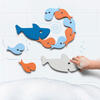 Quut Bath Bundle Shark - 1 Shark Squeezi, 1 Bath Puzzle Shark, 1 Banana Blue Cana - Bath Toys - 3