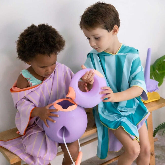 Quut Bath Bundle Whale - 1 Whale Squeezi, 1 Bath Puzzle Whale, 1 Lavender Cana - Bath Toys - 7