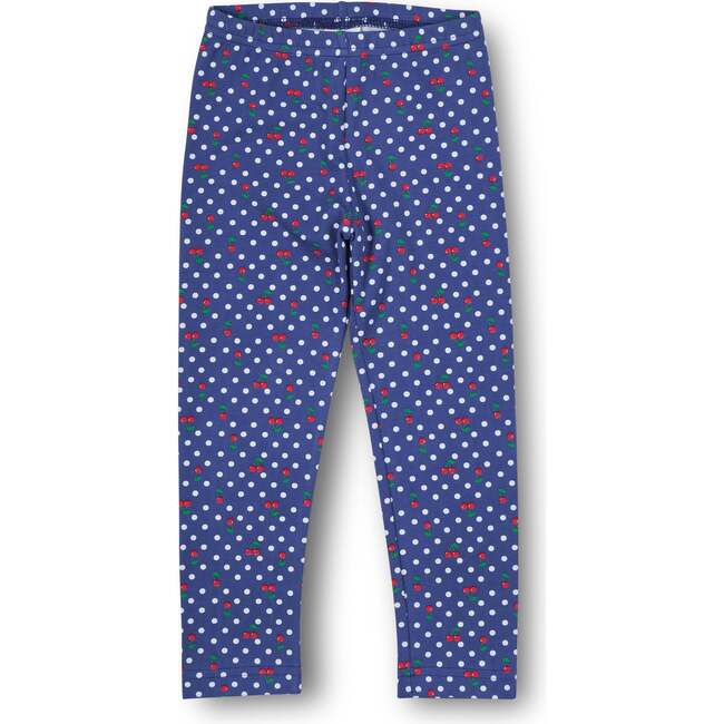 Polka Dot Cherry Printed Kint Leggings