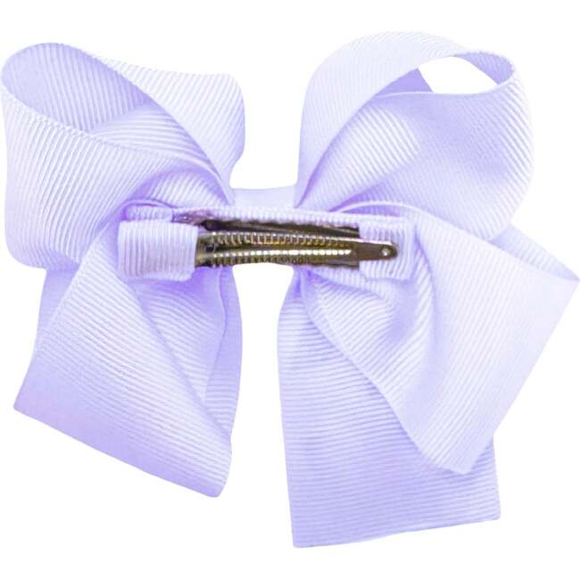 Birthday Cake Hair Bow, Lavender - Hair Accessories - 3