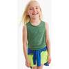 Kids Staycool Swing Tank, Space Chive - Tank Tops - 2