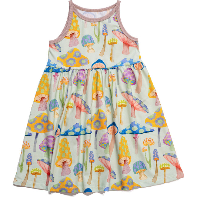 Sage Sleeveless Dress, Spring Garden