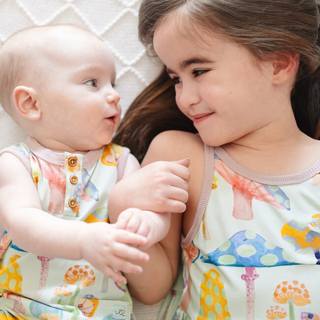 Cleo Baby Romper, Spring Garden - Rompers - 3