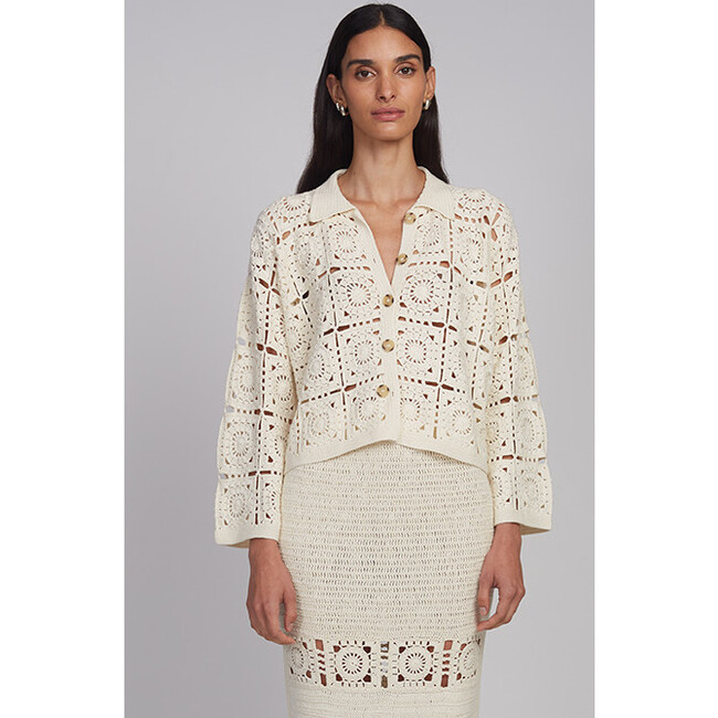 Tasha Crop Jacket, Ivory