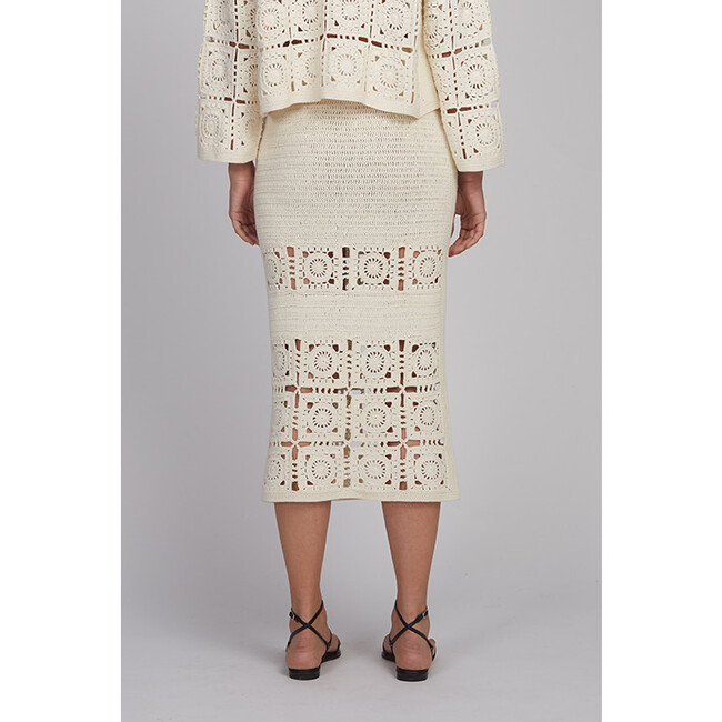 Tasha Crop Jacket, Ivory - Jackets - 5