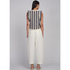 Maia Tank, Ivory/Navy Combo - Tank Tops - 6