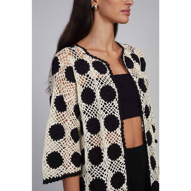 Skylar Cover up, Ivory/Black Combo - Cover-Ups - 5