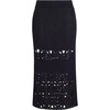 Jana Crochet Skirt, Black - Skirts - 1 - thumbnail