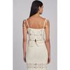 Iola Crochet Top, Ivory - Shirts - 4