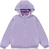 Max Reversible Rain Jacket Windbreaker, Purple Rainbow - Raincoats - 4