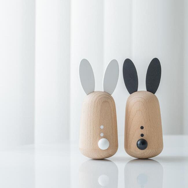 Usagi wooden bunny chimes