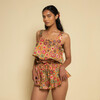 Silk Boho Short, Mazzy Floral - Shorts - 3 - thumbnail