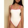 Jacelyn One-Piece, Cream Raspberry - One Pieces - 4 - thumbnail