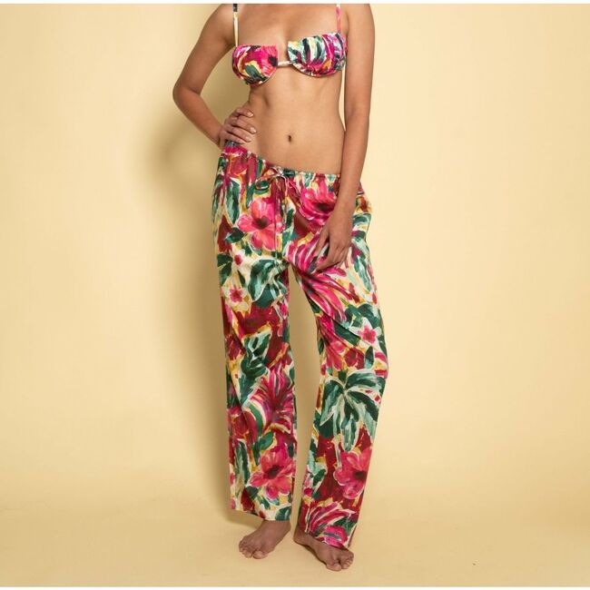 Drawstring Pant, Isla Floral - Pants - 3