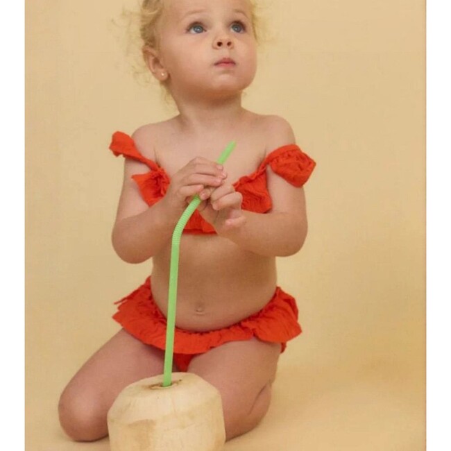 Mini Cabana Bikini Set, Tangerine