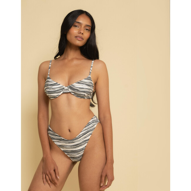 Dainty Bikini Top, Slub Knit