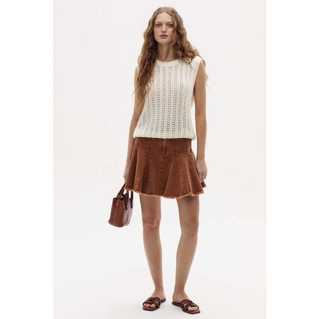 Kaia Knitted Vest, White White