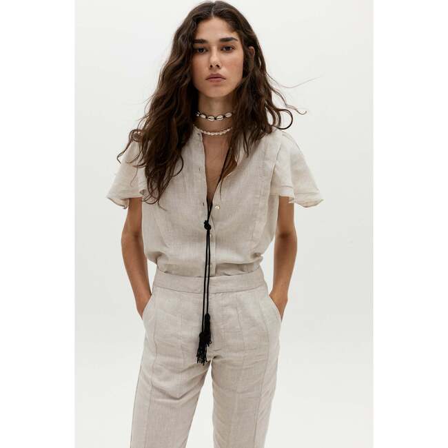 Willow Linen Shirt, Natural