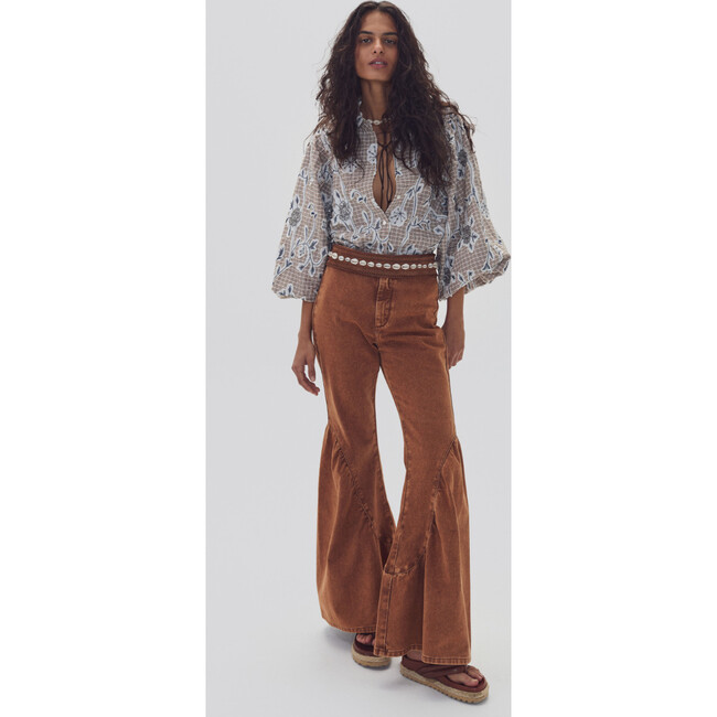 Gypsy Denim Pants, Washed Carame