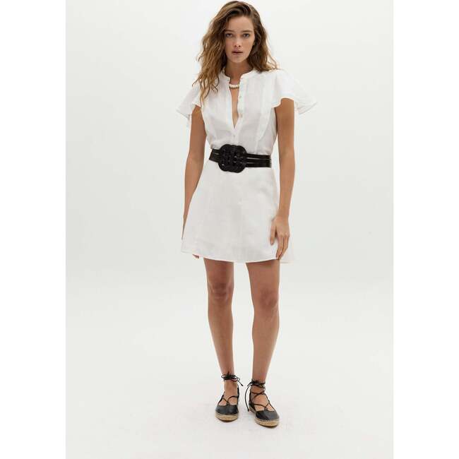 Willow Linen Shirt, Off White