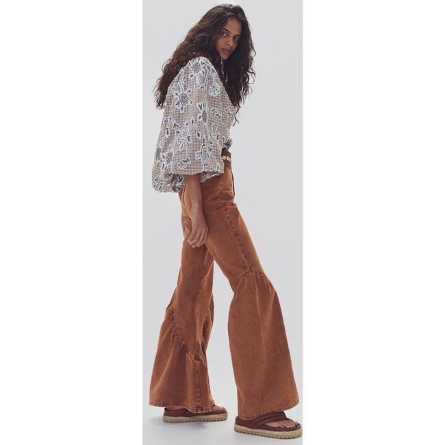 Gypsy Denim Pants, Washed Carame