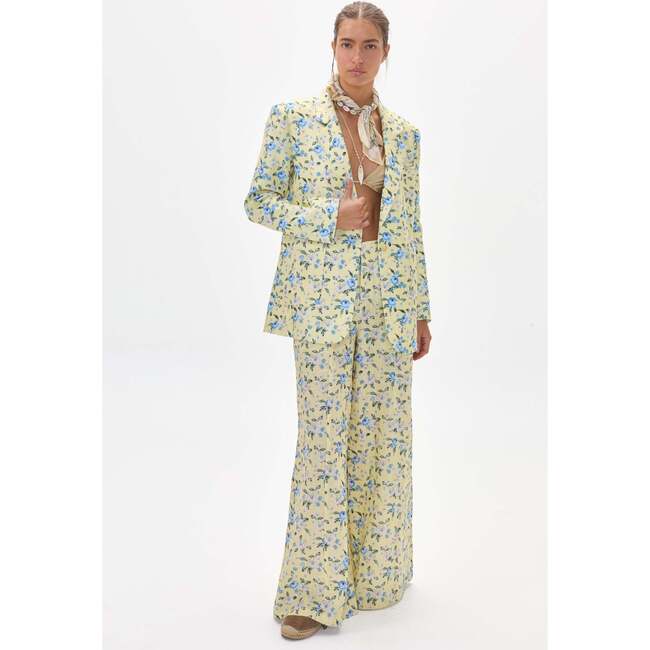 Hygge Linen Blazer, Francesca Print Francesca print - Jackets - 3