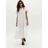 Willow Linen Dress, Off White - Dresses - 2 - thumbnail