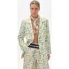 Hygge Linen Blazer, Francesca Print Francesca print - Jackets - 4 - thumbnail