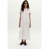 Willow Linen Dress, Off White - Dresses - 3 - thumbnail