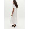 Willow Linen Dress, Off White - Dresses - 4 - thumbnail