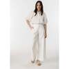 Culotte Linen Pants, Off White - Pants - 6 - thumbnail