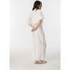 Culotte Linen Pants, Off White - Pants - 7 - thumbnail