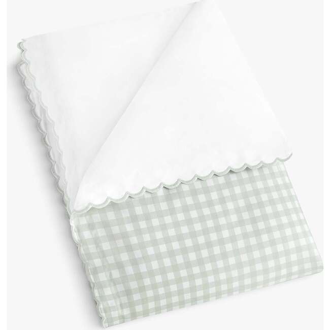 Picnic Gingham, Baby Duvet Set, Green