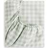 Picnic Gingham, Crib Sheet, Green - Crib Sheets - 2 - thumbnail