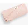 Cotton Knit Blanket, Pink - Blankets - 2 - thumbnail