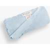 Cotton Knit Blanket, Blue - Blankets - 2 - thumbnail