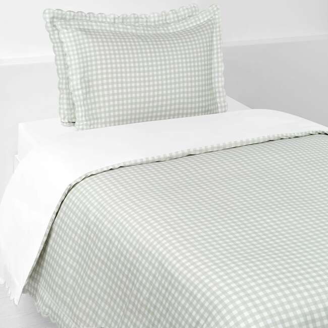 Picnic Gingham, Twin Set, Green - Sheets - 4