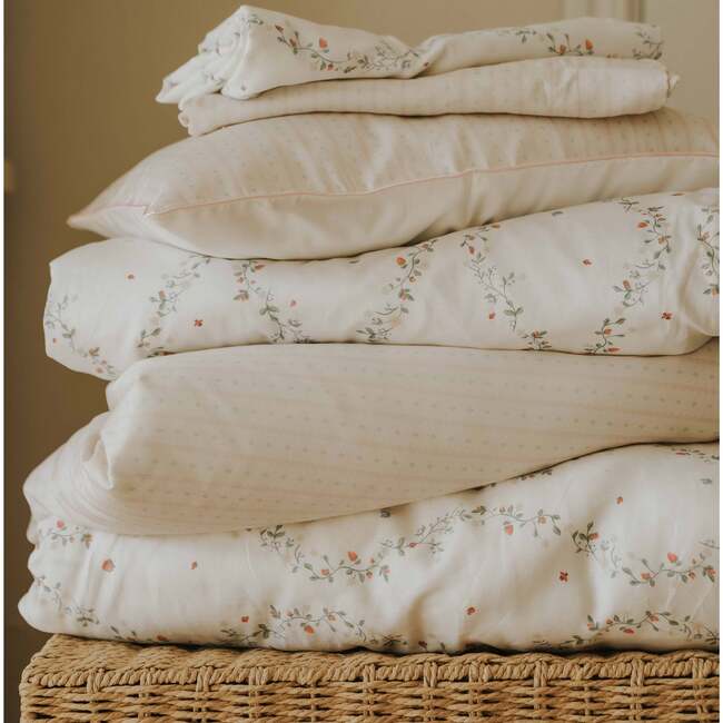 Petal Scallops, Toddler Pillow, Pink - Pillows - 5