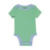 Sunny Day: Short Sleeve Bodysuit + Shorts, Green with Blue - Mixed Apparel Set - 3 - thumbnail