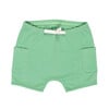Sunny Day: Short Sleeve Bodysuit + Shorts, Green with Blue - Mixed Apparel Set - 4 - thumbnail