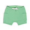 Sunny Day: Short Sleeve Bodysuit + Shorts, White with Green - Mixed Apparel Set - 4 - thumbnail