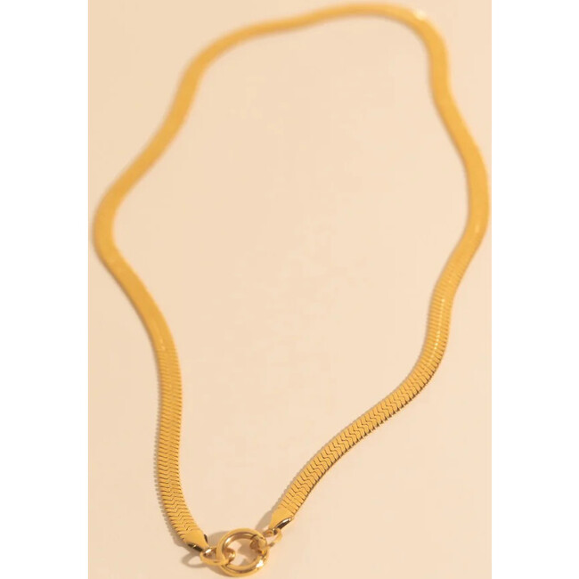 Snake Chain Necklace, Gold