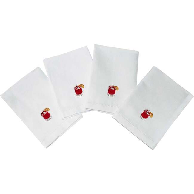 Set of 4 Negroni Dinner Napkins