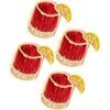 Set of 4 Handwoven Iraca Negroni Napkin Rings - Tableware - 1 - thumbnail
